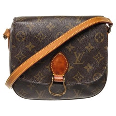 Louis Vuitton Brown Mini St. Cloud MM Crossbody Bag with monogram canvas