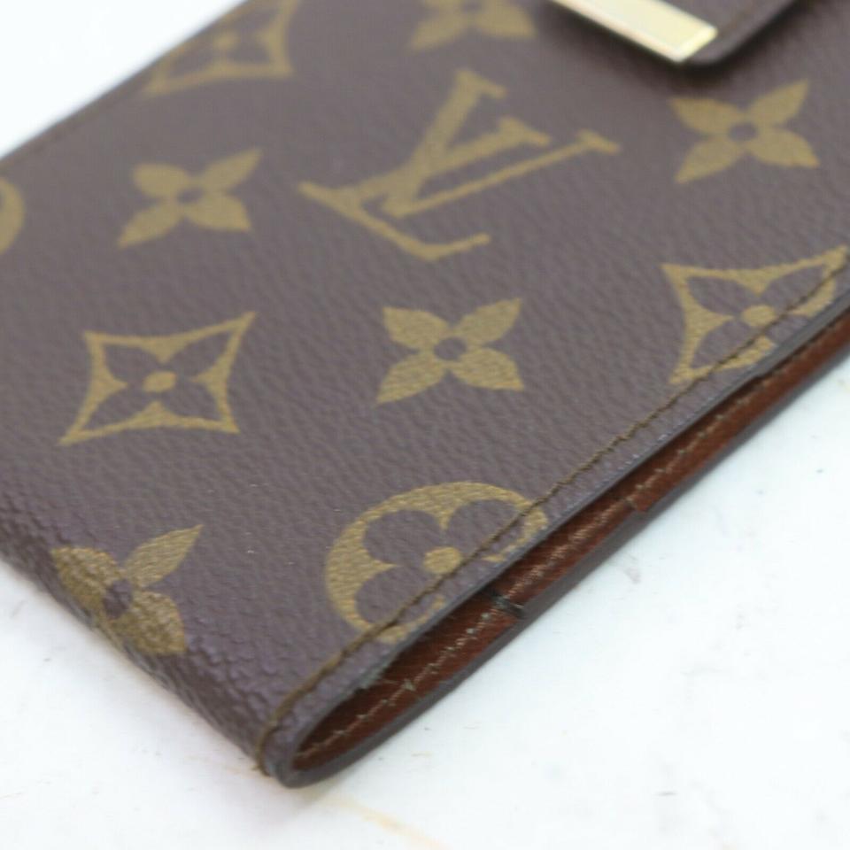 Louis Vuitton Brown Monogam Flap Ultra Rare Limited Vintage 872594 Wallet 5