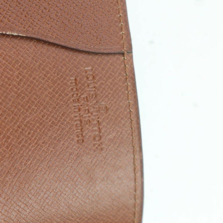Women's Louis Vuitton Brown Monogam Flap Ultra Rare Limited Vintage 872594 Wallet For Sale