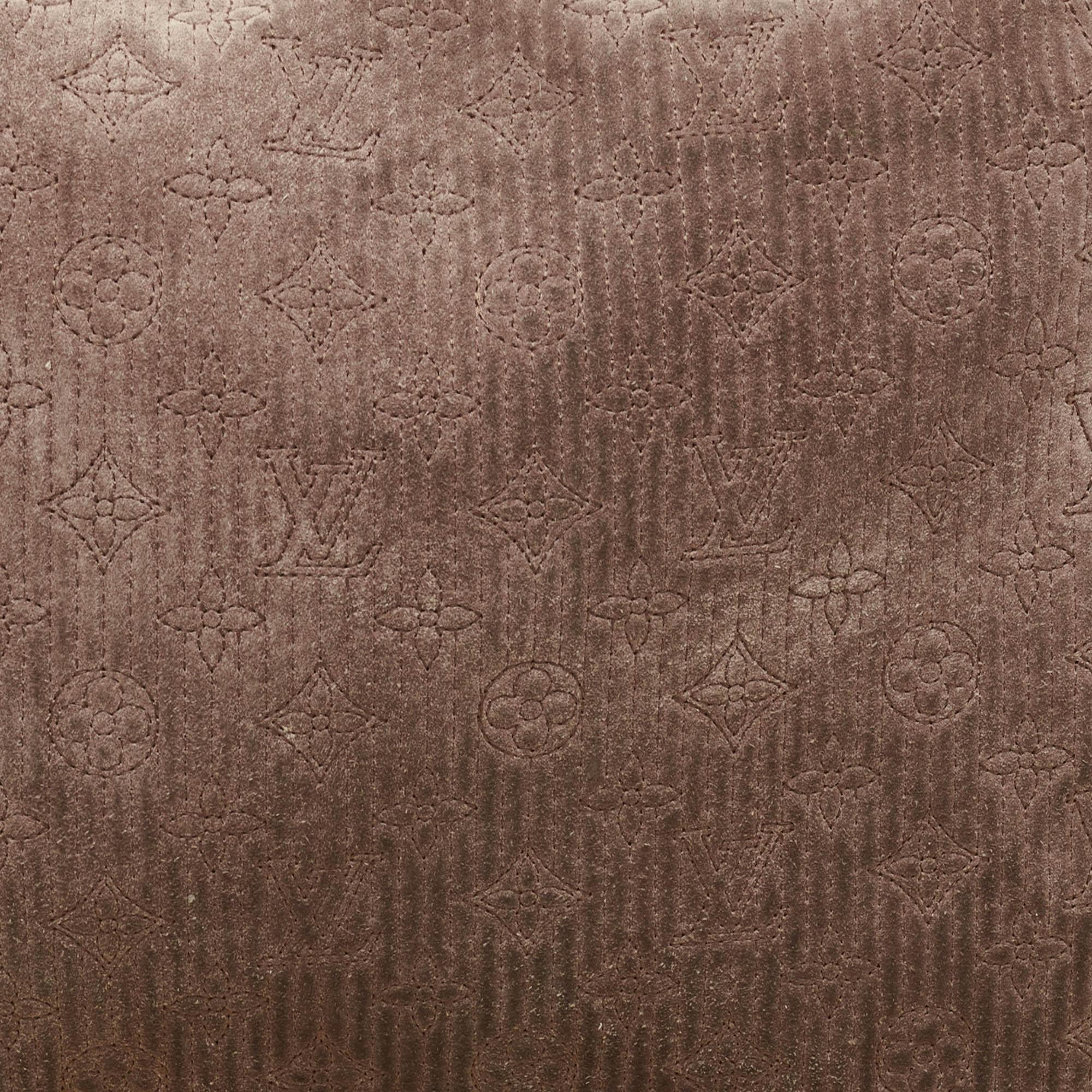 Louis Vuitton Brown Monogram Antheia Suede Ixia MM Bag For Sale 4