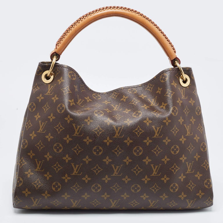 Louis Vuitton Artsy MM Brown Monogram Canvas Hobo Shoulder Bag, Like New at  1stDibs