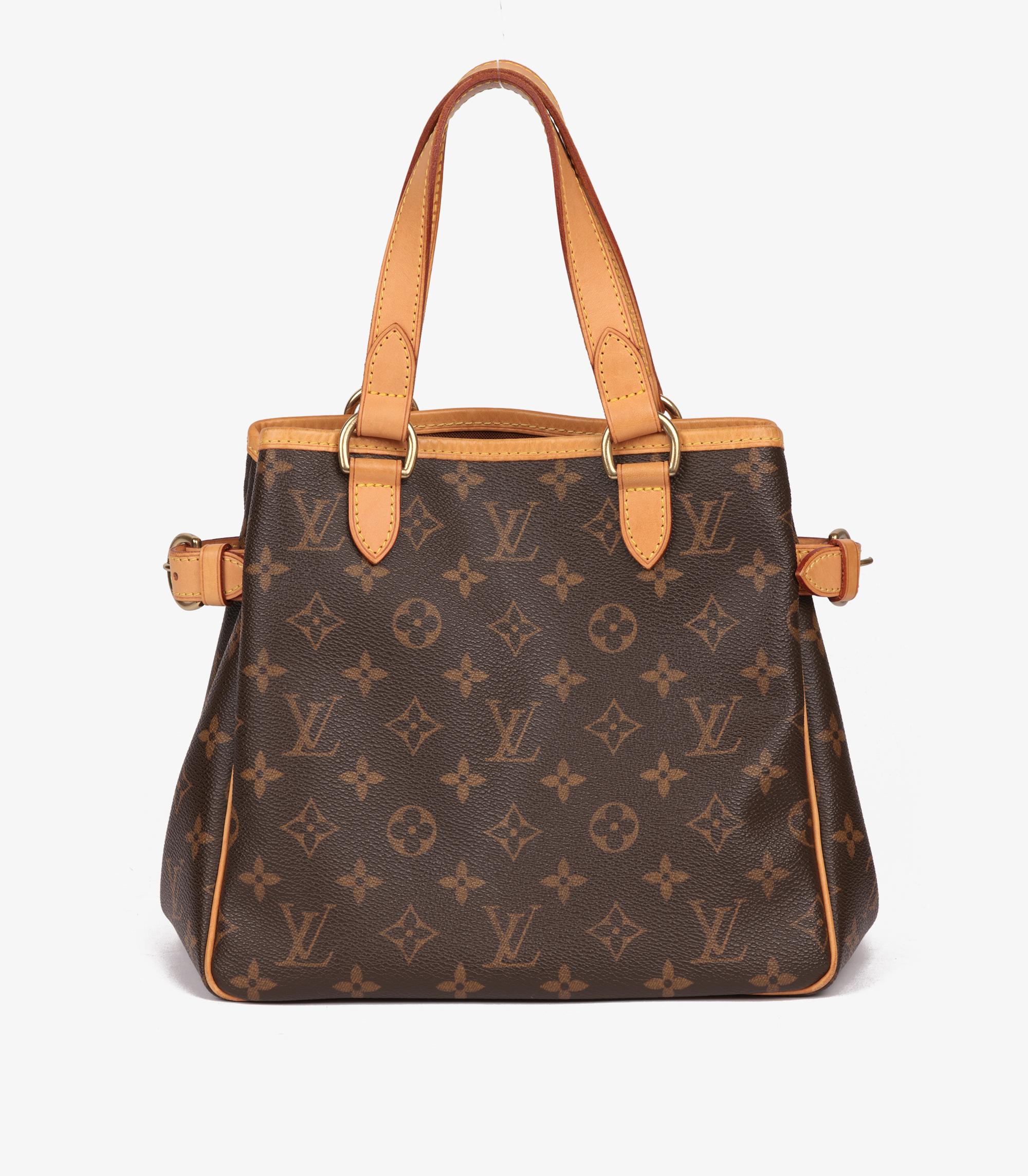 Women's Louis Vuitton Brown Monogram Batignolles Vertical PM