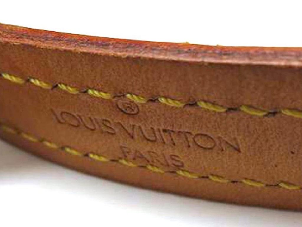 Louis Vuitton Guinzaglio Monogram Baxter Marrone 21018 In condizioni buone in vendita a Dix hills, NY