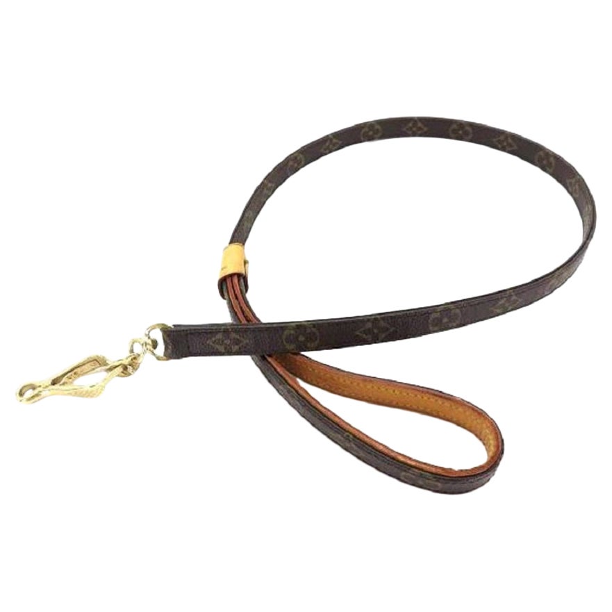 Louis Vuitton Brown Monogram Baxter Leash 21018