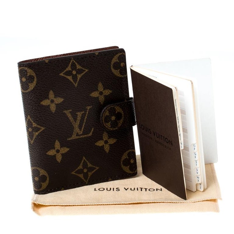 Louis Vuitton Brown Monogram Bifold Wallet For Sale at 1stdibs