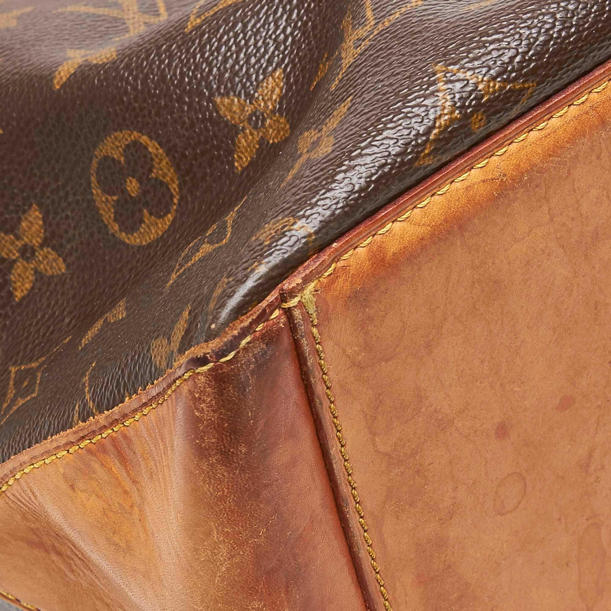 Louis Vuitton Brown Monogram Cabas Mezzo 6