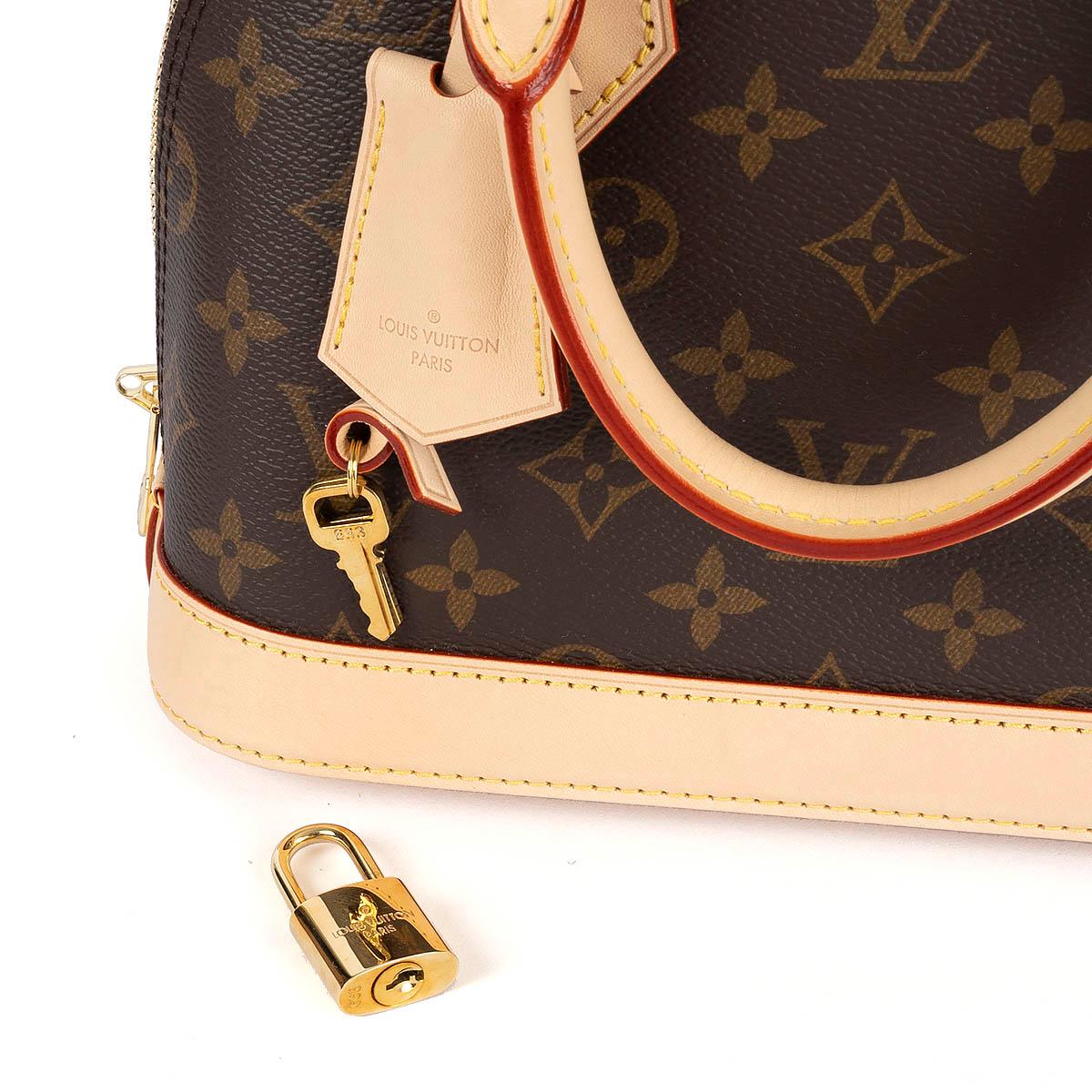 LOUIS VUITTON brown Monogram canvas ALMA BB Shoulder Bag 2