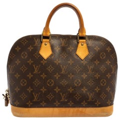 Louis Vuitton Brown Monogram Canvas Alma PM bag