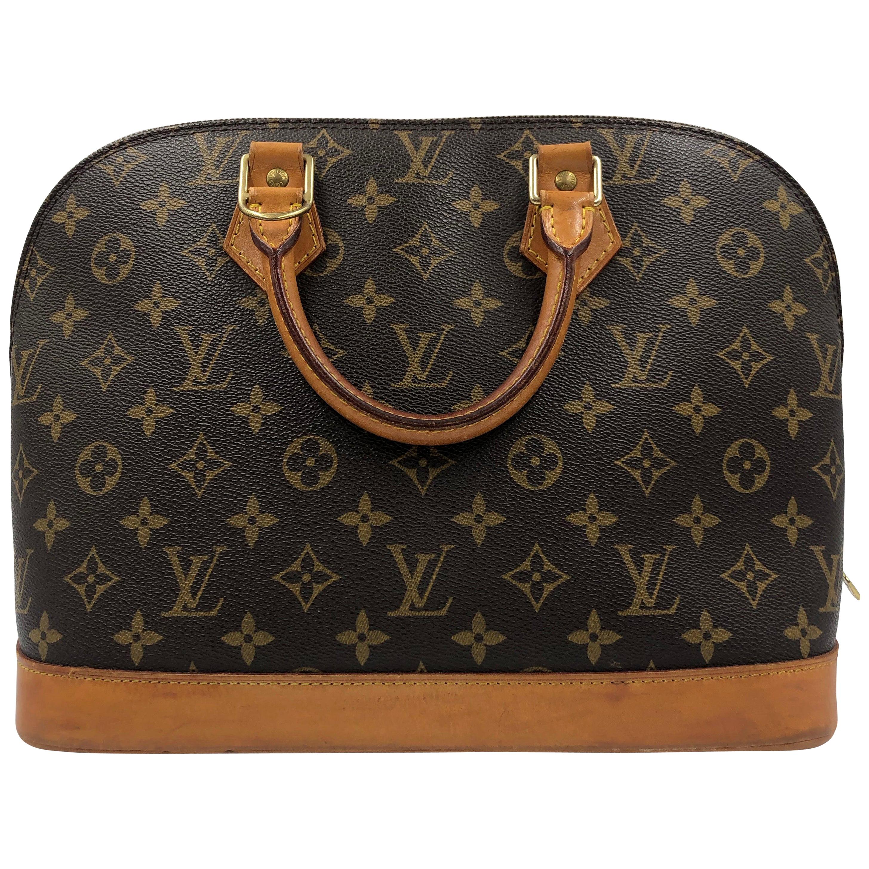 Louis Vuitton Brown Monogram Canvas Alma Bag 