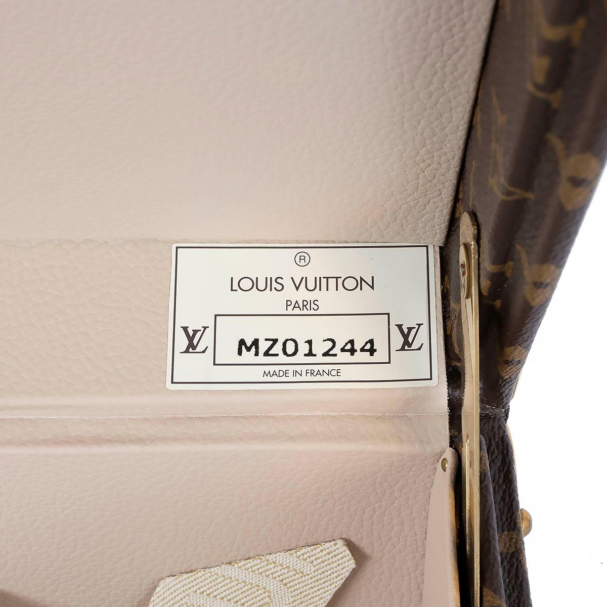 LOUIS VUITTON sac valise ALZER 45 en toile Monogram marron en vente 3