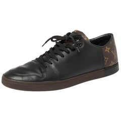 Louis Vuitton Monogram/Black Canvas and Leather Match Up Sneaker Size 42.5 Louis  Vuitton