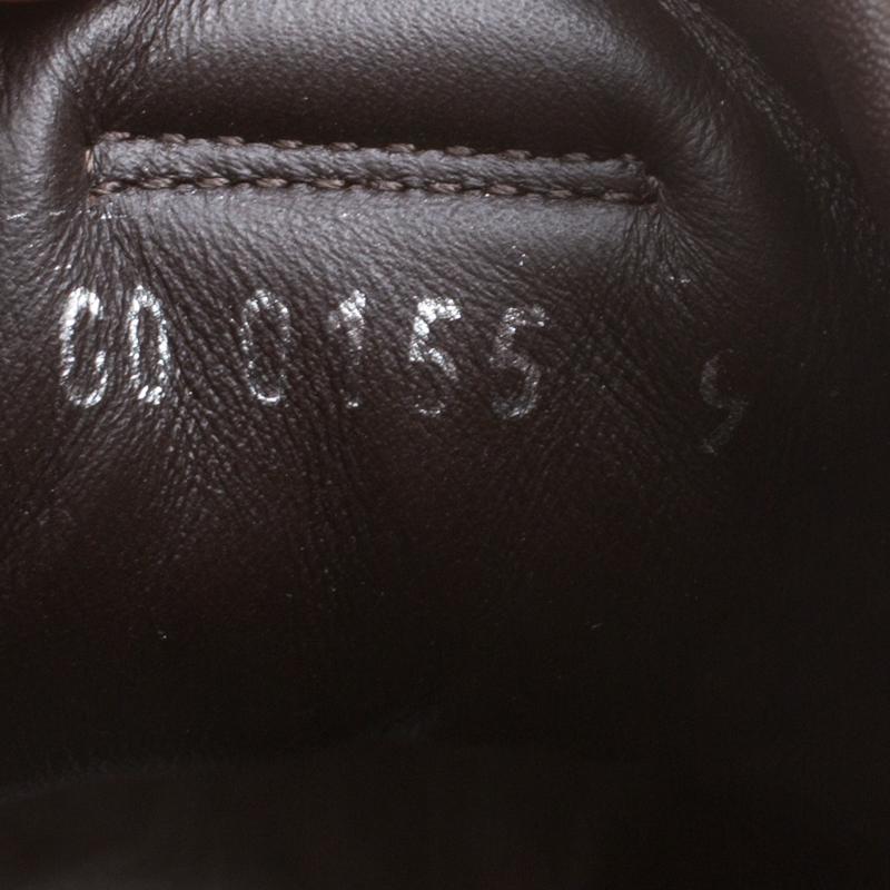 Men's Louis Vuitton Brown Monogram Canvas and Leather Platform  Top Sneakers Size 43.5