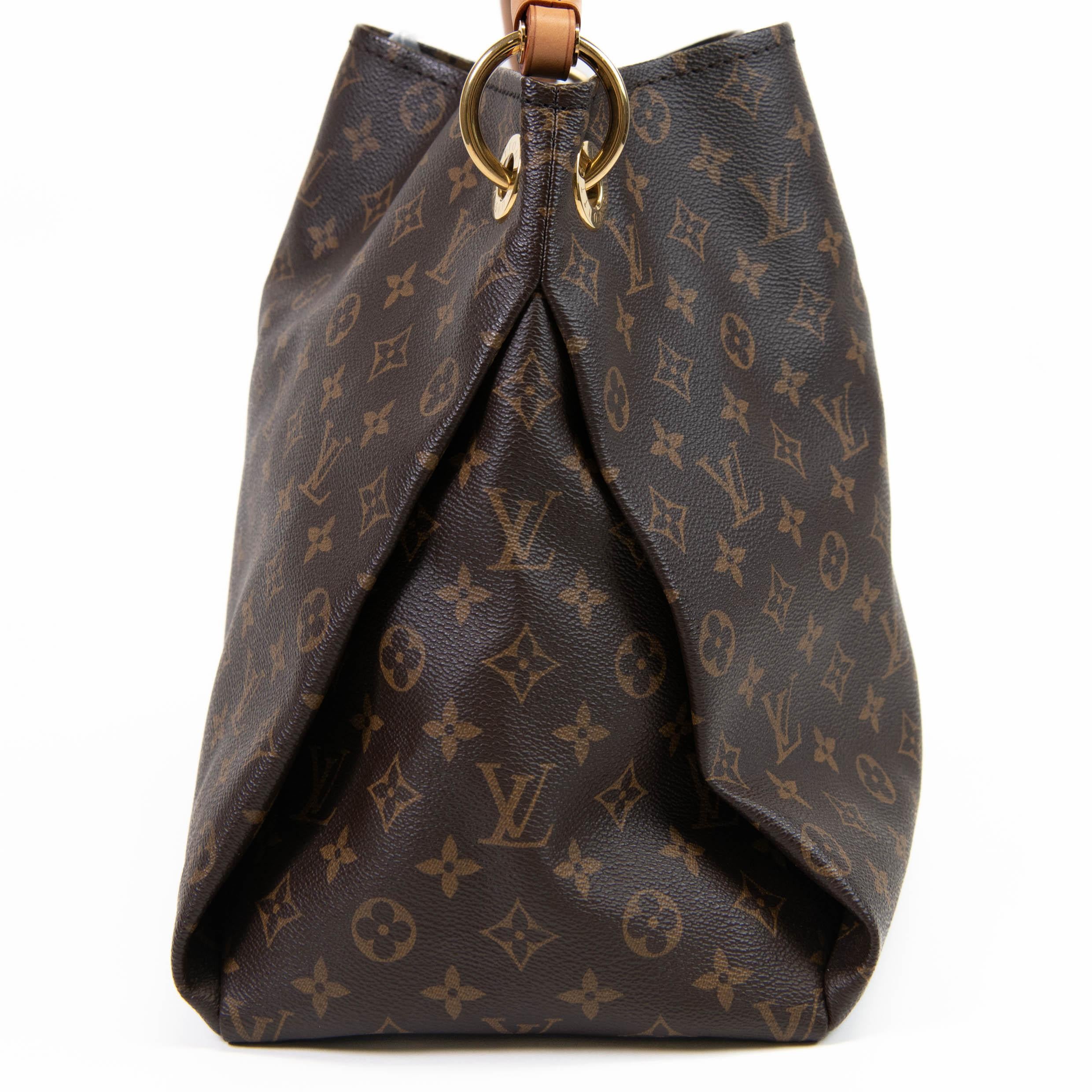 Women's or Men's Louis Vuitton Brown Monogram Canvas Artsy MM Shoulder Bag