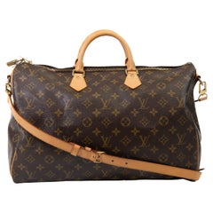 Louis Vuitton Brown Monogram Canvas Bandoulière Keepall 40