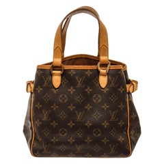 Louis Vuitton Brown Monogram Canvas Batignolles PM Shoulder Bag