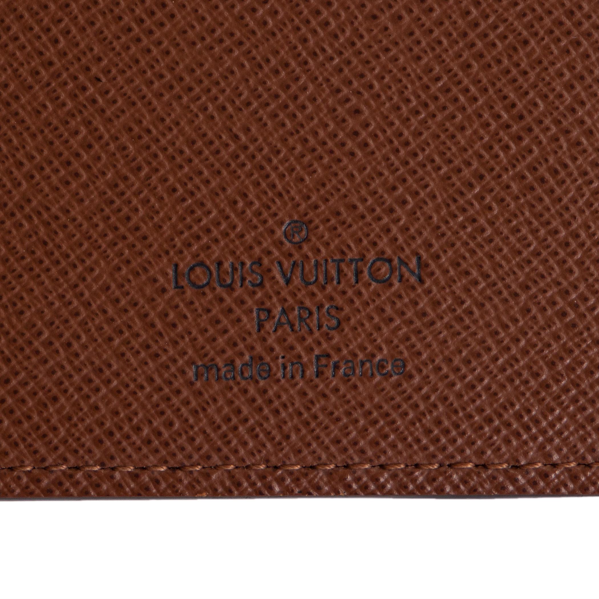 LOUIS VUITTON brown Monogram Canvas BRAZZA Wallet 1