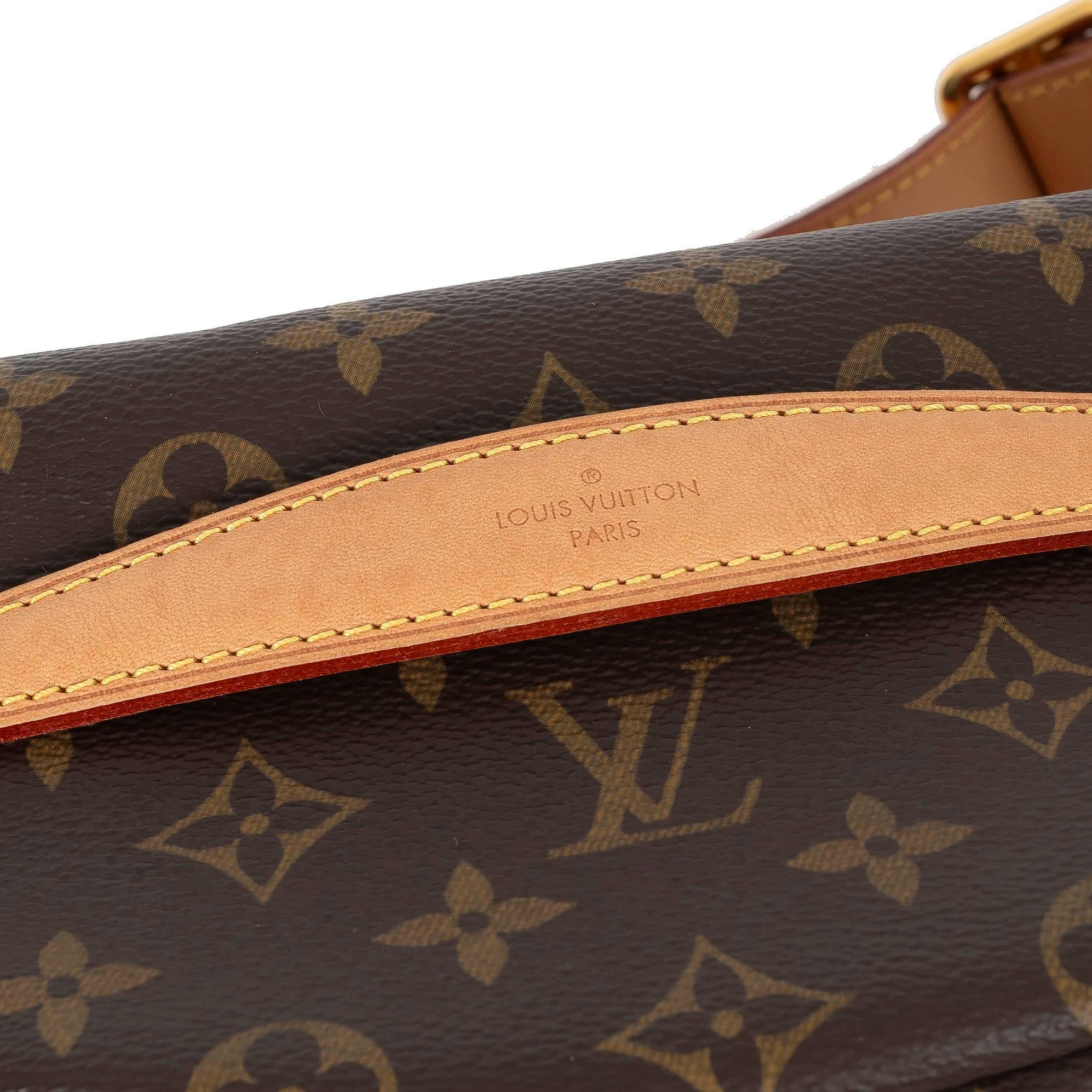 Women's LOUIS VUITTON brown Monogram Canvas BUMBAG Belt Bag