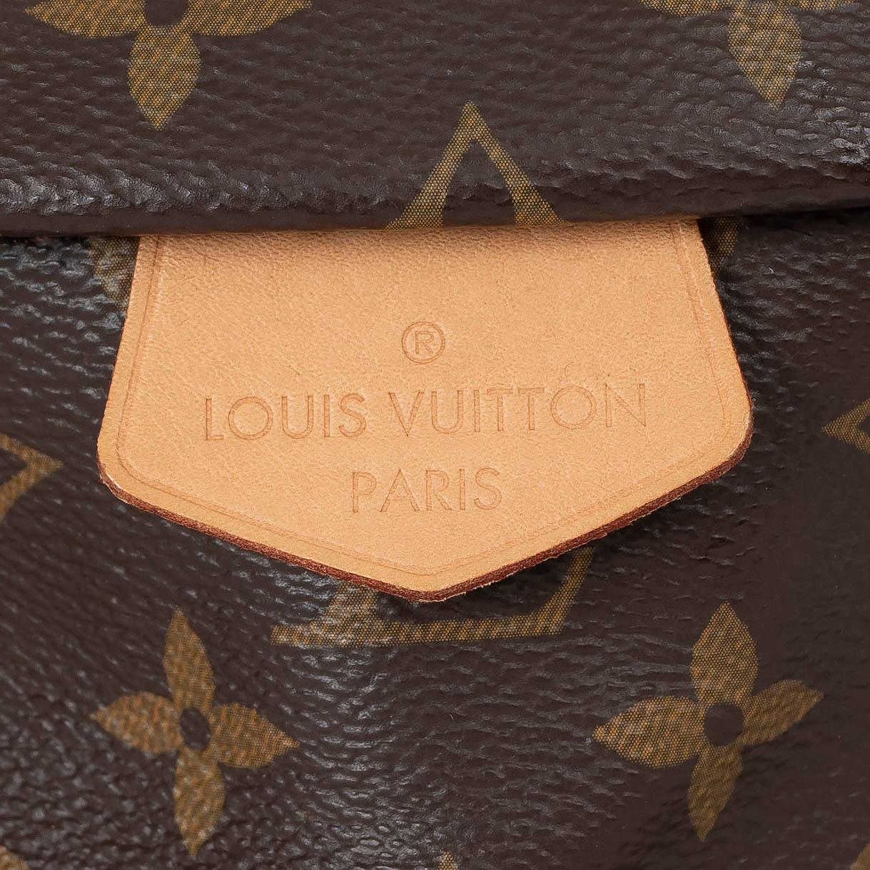 LOUIS VUITTON brown Monogram Canvas BUMBAG Belt Bag 1