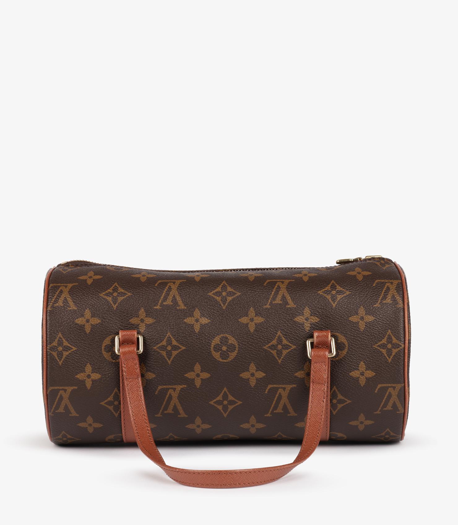 Louis Vuitton Braun Monogram Canvas & Kalbsleder Vintage Papillon 26 im Zustand „Hervorragend“ im Angebot in Bishop's Stortford, Hertfordshire
