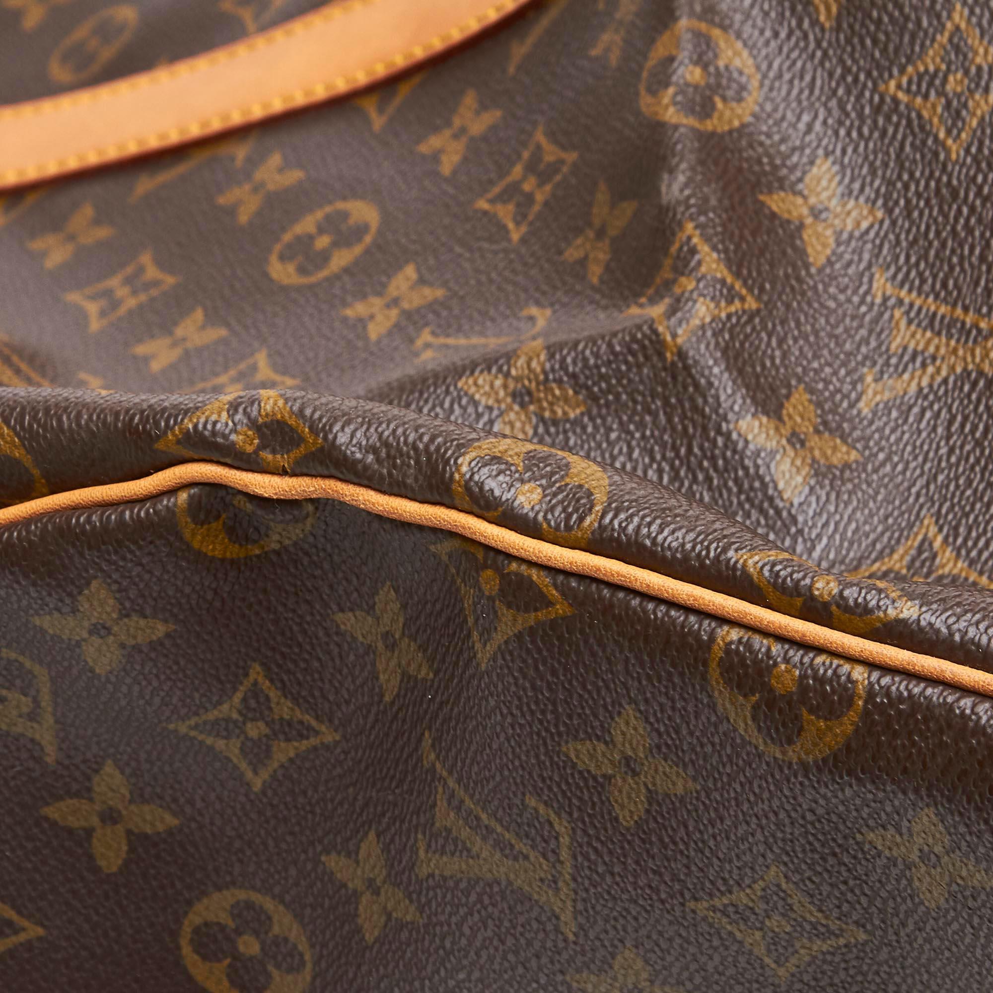 Louis Vuitton Brown Monogram Canvas Canvas Monogram Keepall 55 France For Sale 3