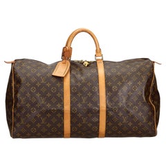 Louis Vuitton Brown Monogram Canvas Canvas Monogram Keepall 55 France