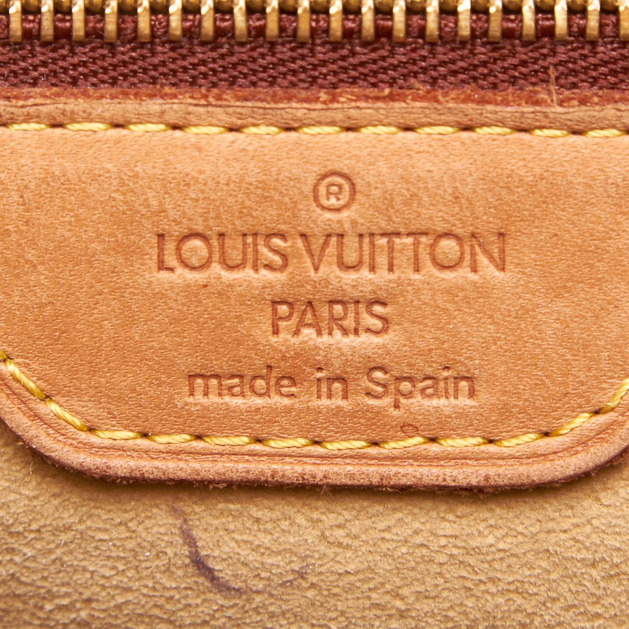 Louis Vuitton Brown Monogram Canvas Canvas Monogram Looping GM SPAIN For Sale 1