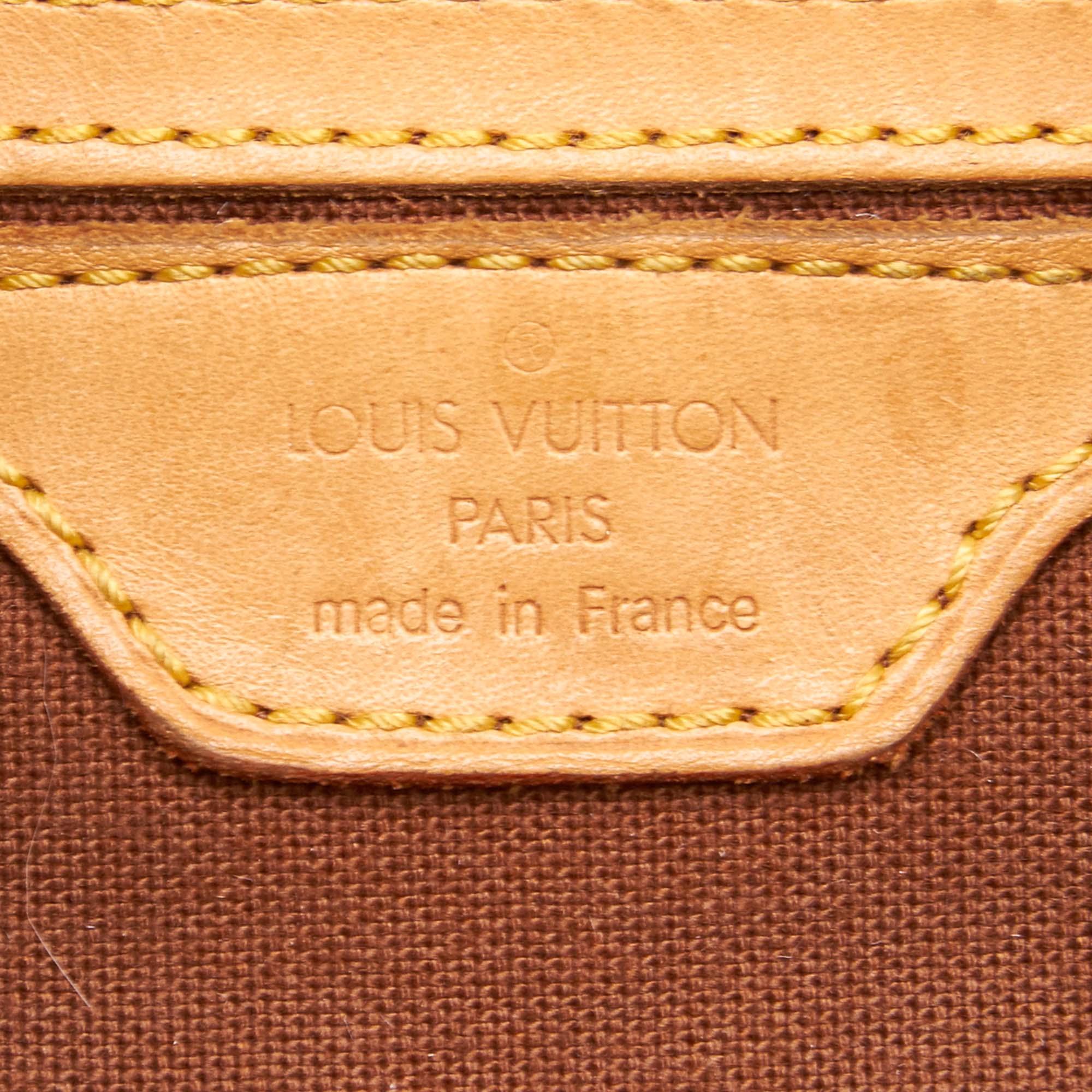Louis Vuitton Brown Monogram Canvas Canvas Monogram Montsouris GM France 1