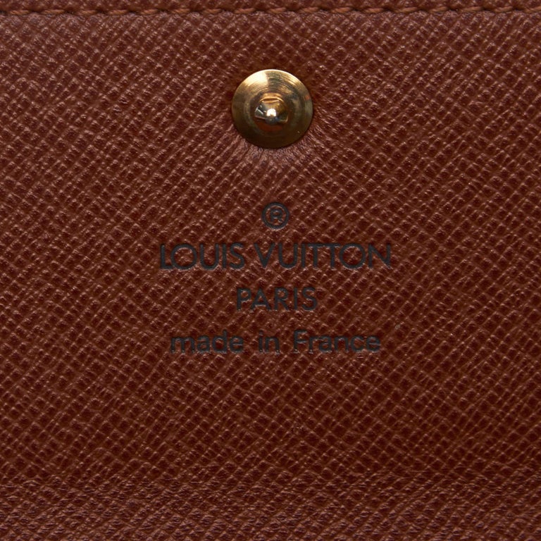 louis vuitton sarah wallet france Louis Vuitton Brown Monogram Canvas Canvas Monogram Sarah Wallet France at 1stdibs