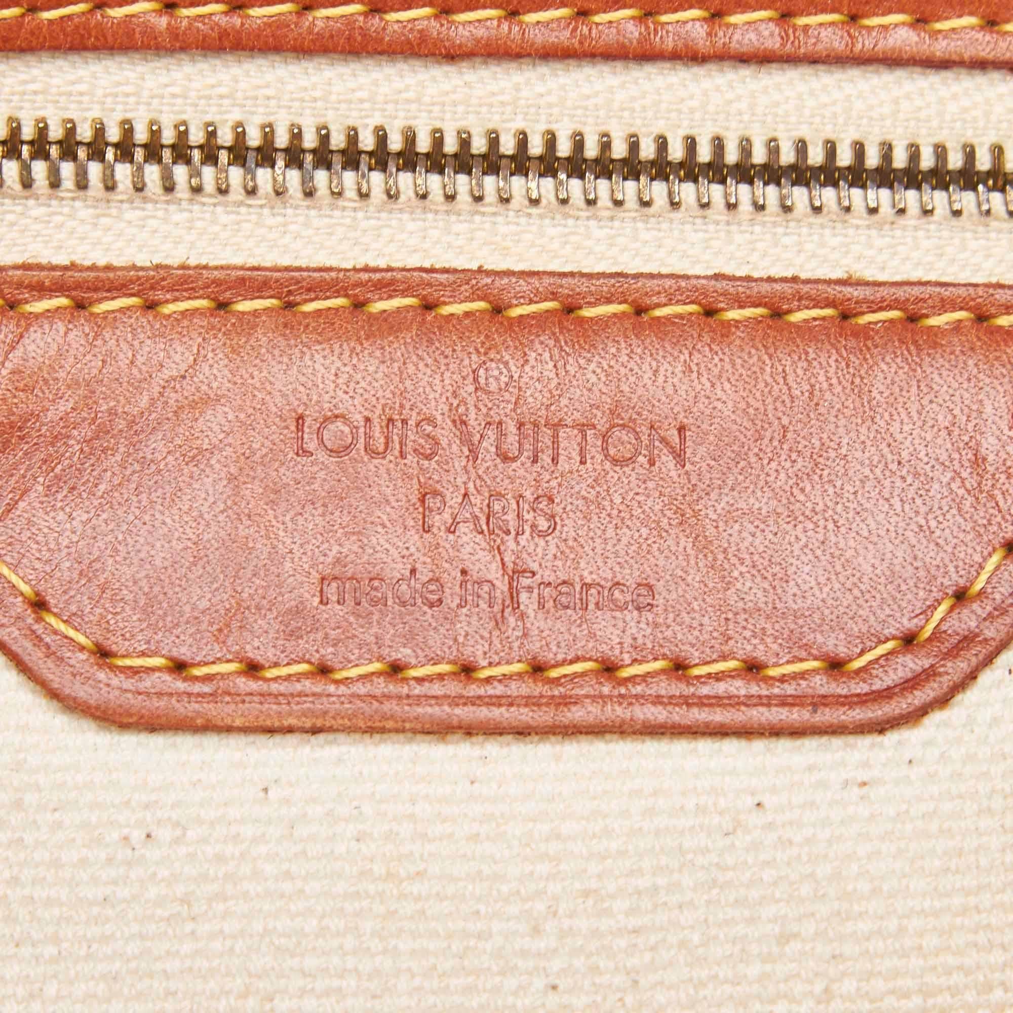 Louis Vuitton Brown Monogram Canvas Canvas Tisse Rayures PM France w/ Dust Bag For Sale 2