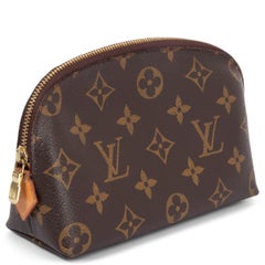 Louis Vuitton - Sac de coiffeuse « POUCH PM » en toile marron avec monogramme