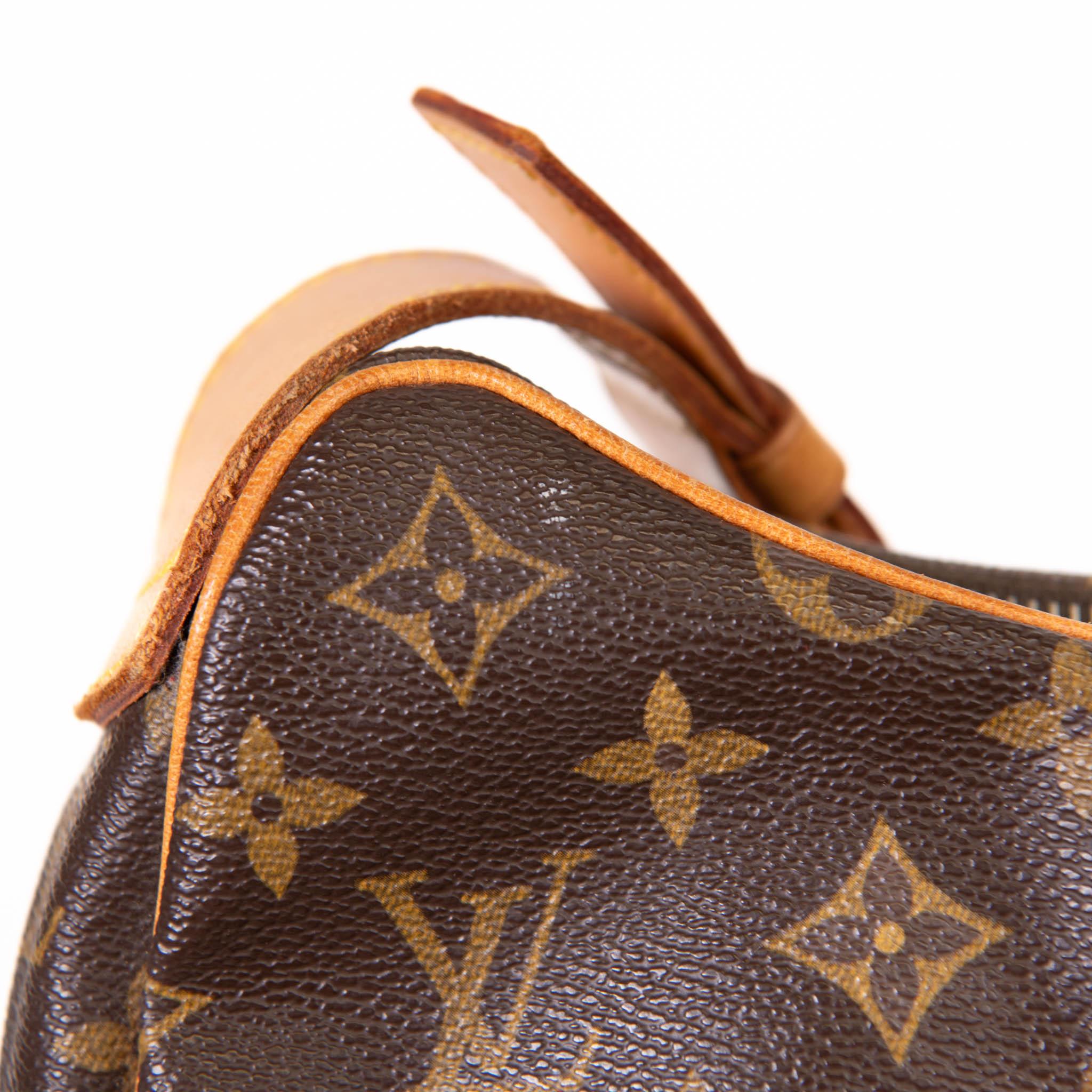 Louis Vuitton Brown Monogram Canvas Croissant MM Bag For Sale 3