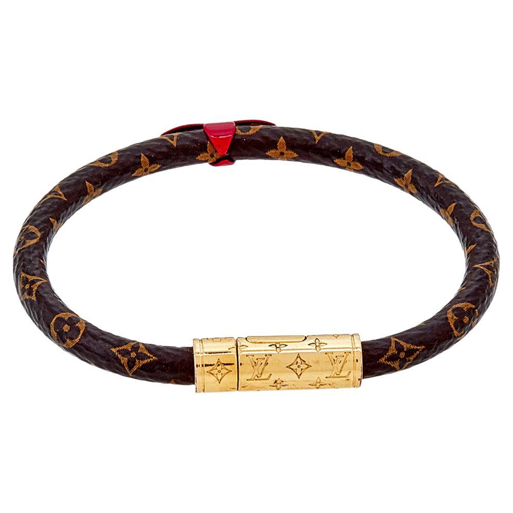 Louis Vuitton Brown Monogram Canvas Daily Confidential Bracelet