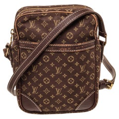 Louis Vuitton Brown Monogram Canvas Danube Crossbody Bag with monogram canvas