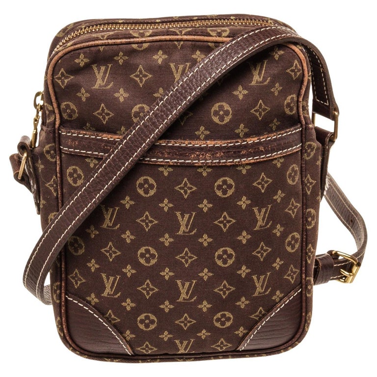 Louis Vuitton Brown Monogram Canvas Danube Crossbody Bag with monogram  canvas For Sale at 1stDibs