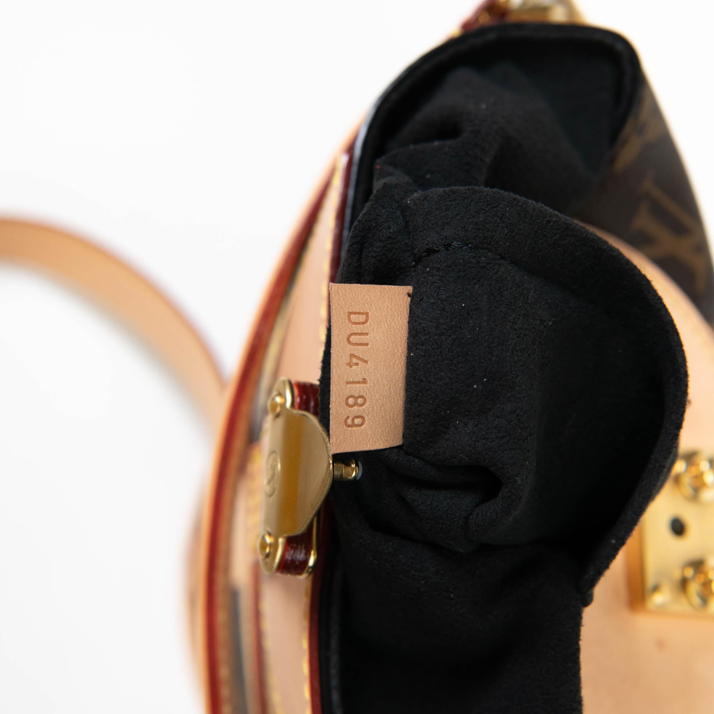 Louis Vuitton Brown Monogram Canvas Duffle Bucket Bag Crossbody 7