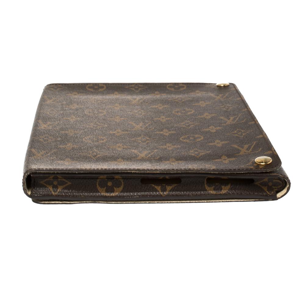 Women's Louis Vuitton Brown Monogram Canvas Foldable iPad Case