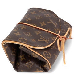 LOUIS VUITTON brown Monogram canvas FOLDING JEWELLERY Case Bag