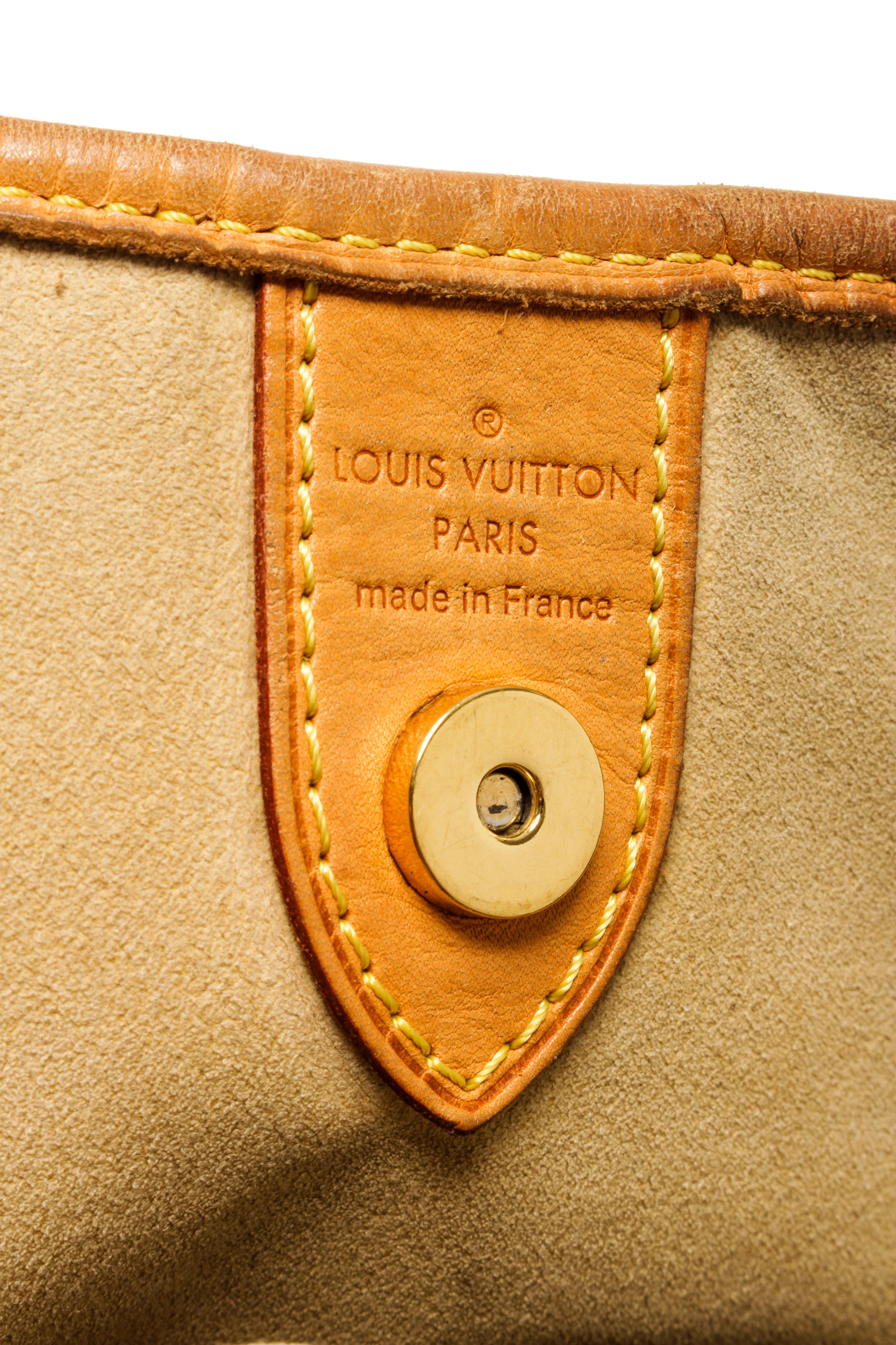 Louis Vuitton Brown Monogram Canvas Galliera PM Hobo Bag For Sale 1