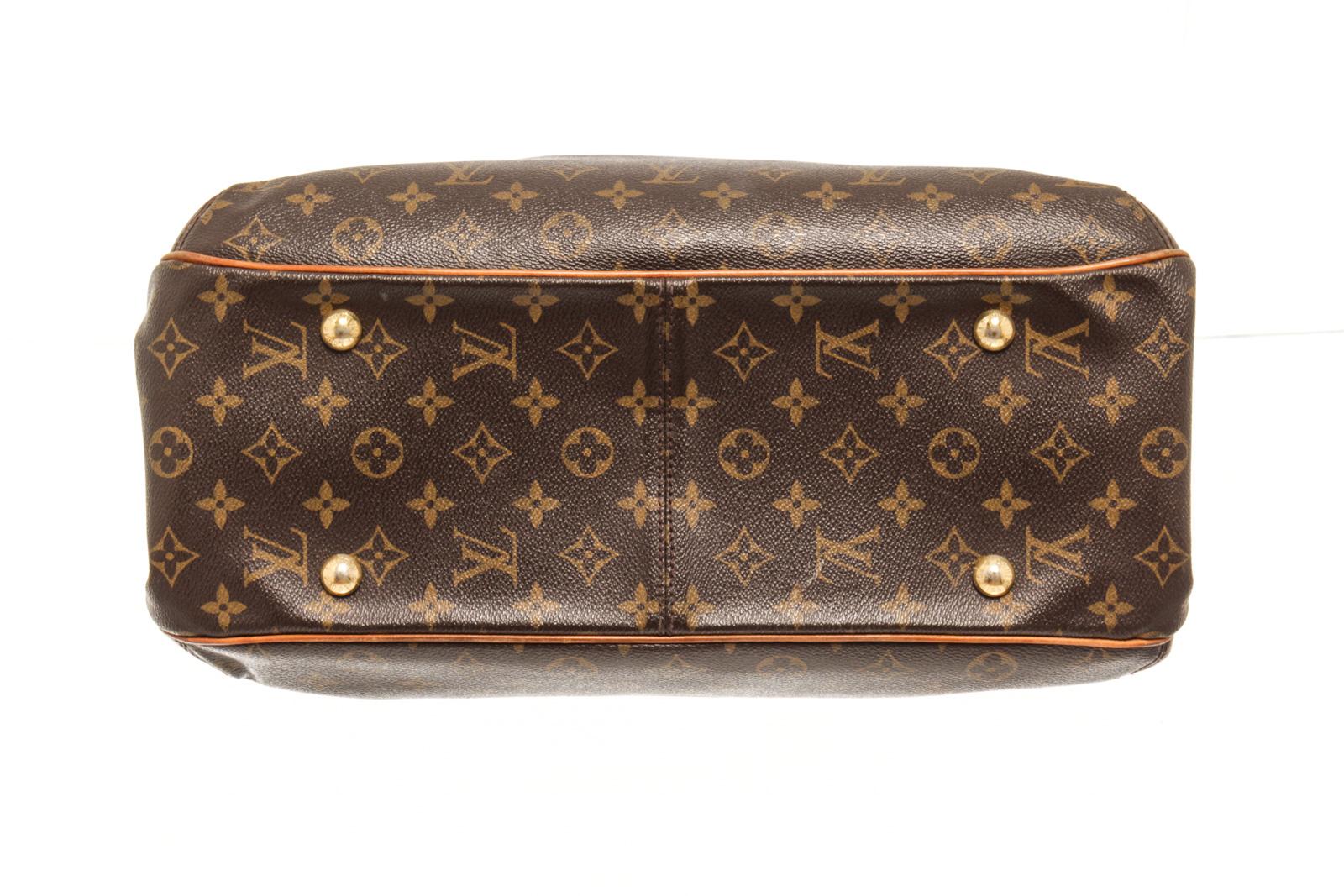 Women's Louis Vuitton Brown Monogram Canvas Greet Shoulder Bag