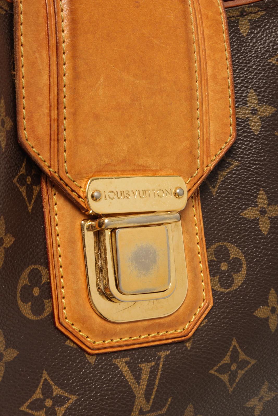 Louis Vuitton Brown Monogram Canvas Greet Shoulder Bag 3