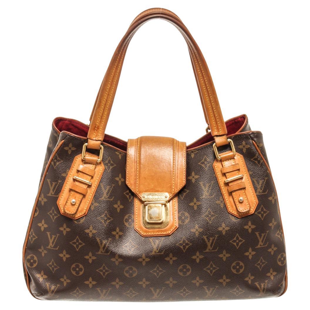 Louis Vuitton Brown Monogram Canvas Greet Shoulder Bag