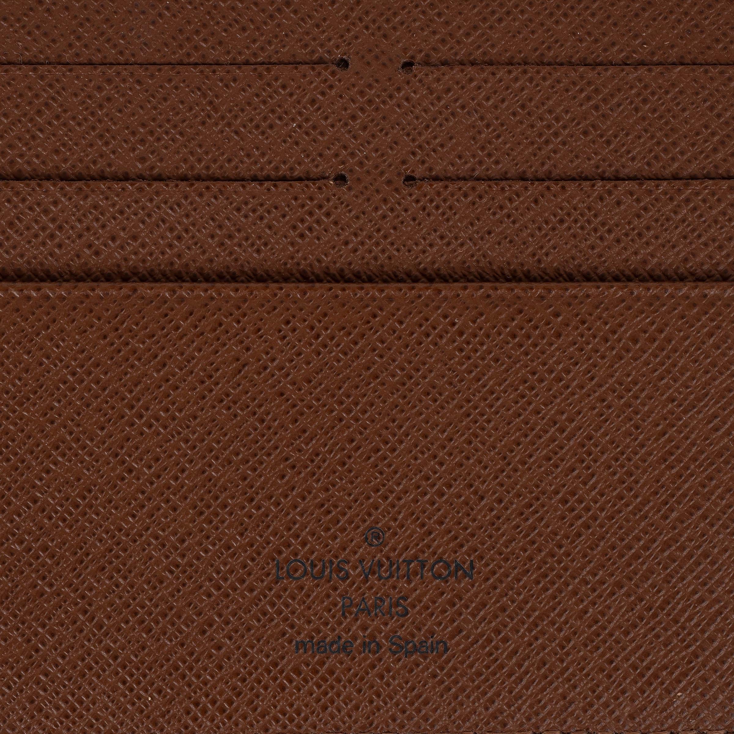 Portafoglio LOUIS VUITTON marrone in tela Monogram INSOLITE in vendita 1