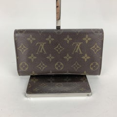 Louis Vuitton Brown Monogram Canvas International Long Wallet