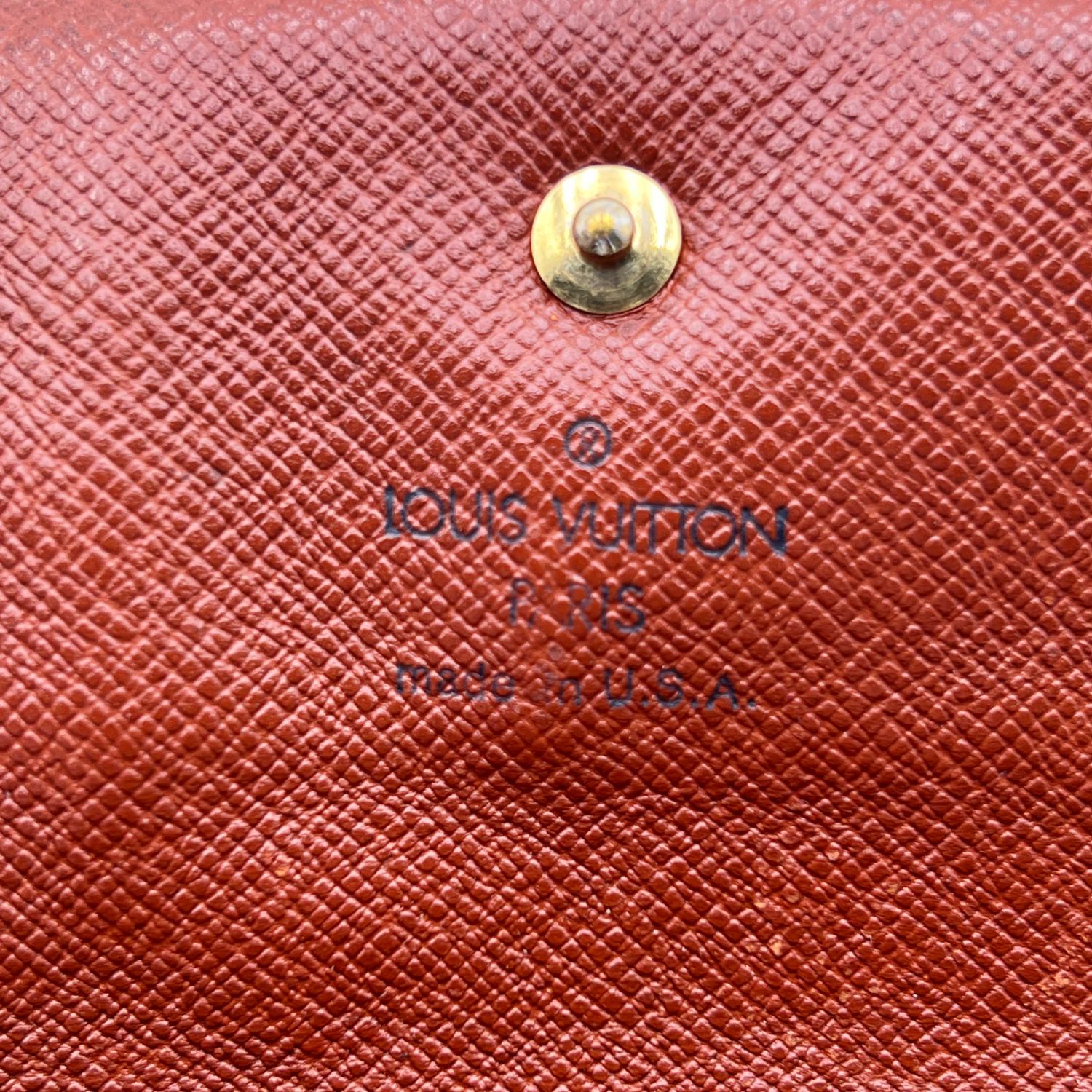 Louis Vuitton Brown Monogram Canvas International Long Wallet 2