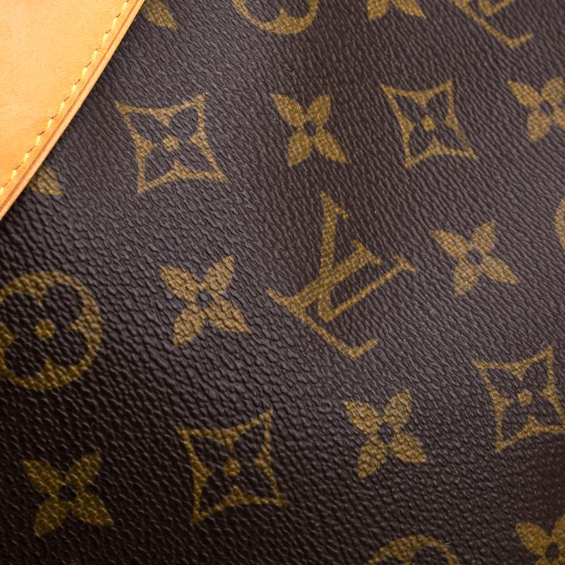 Louis Vuitton Brown Monogram Canvas Keepall Bandouliere 60 Bag 3