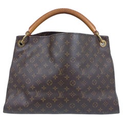 Louis Vuitton Brown Monogram Canvas Leather Artsy MM Bag
