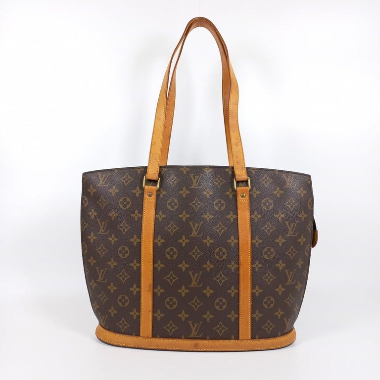 Brown Louis Vuitton Monogram Babylone Tote Bag
