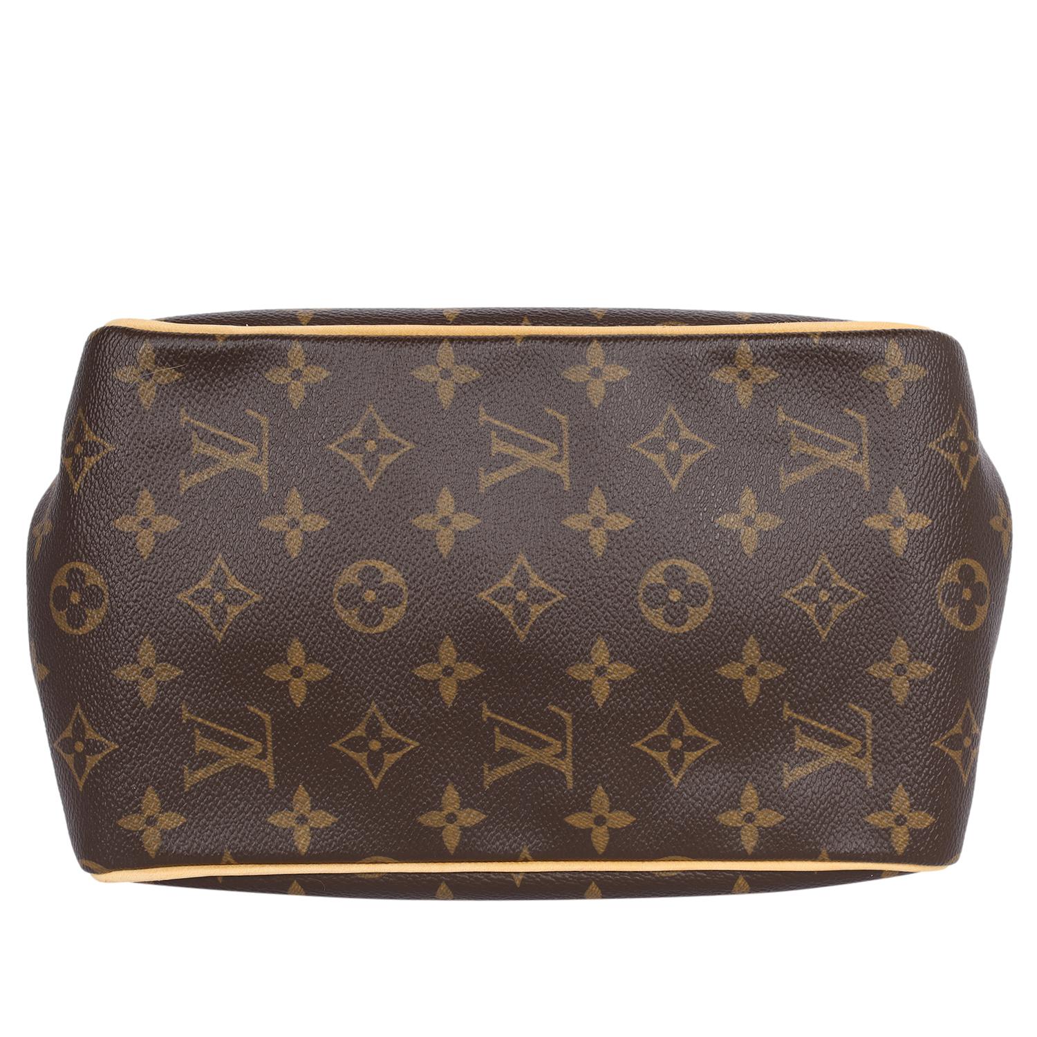 Louis Vuitton Brown Monogram Canvas Leather Batignolles Satchel  en vente 10
