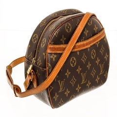 Louis Vuitton Brown Monogram Canvas Leather Blois Crossbody Bag