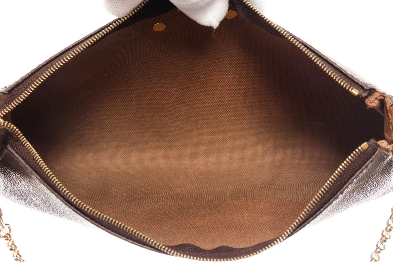 Eva Pochette-Umhängetasche aus Segeltuch mit braunem Monogramm von Louis Vuitton im Angebot 2